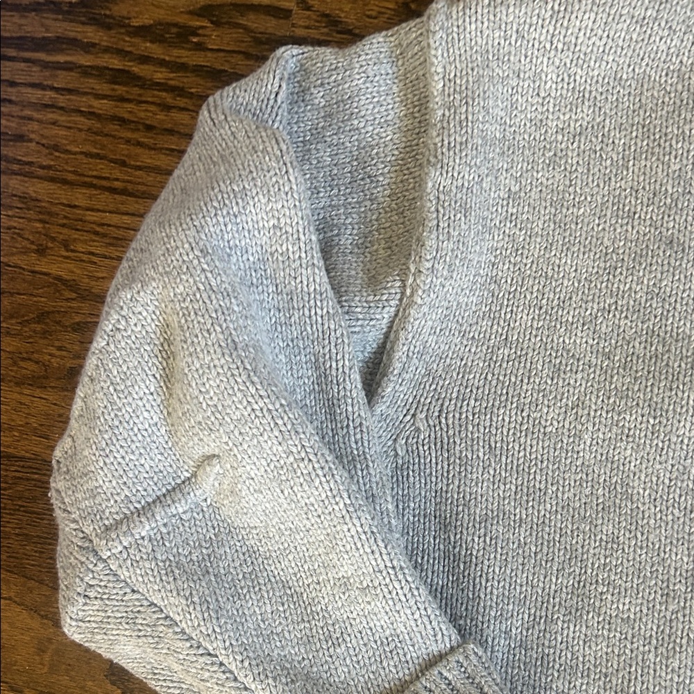 Zara Women's Light Gray Crewneck Sweater - Picture 3 of 5